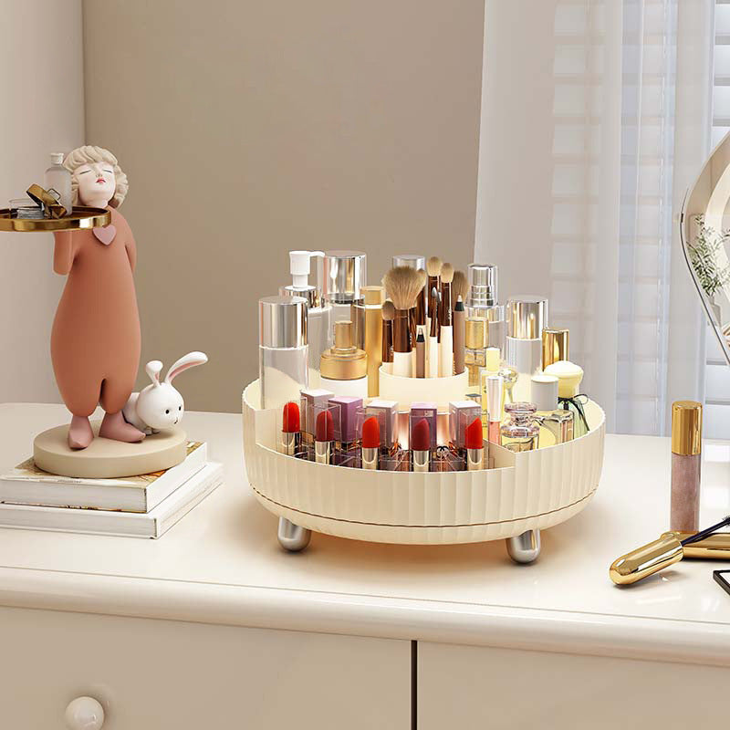 Plastic Cosmetics Rotating Storage Box Veloria