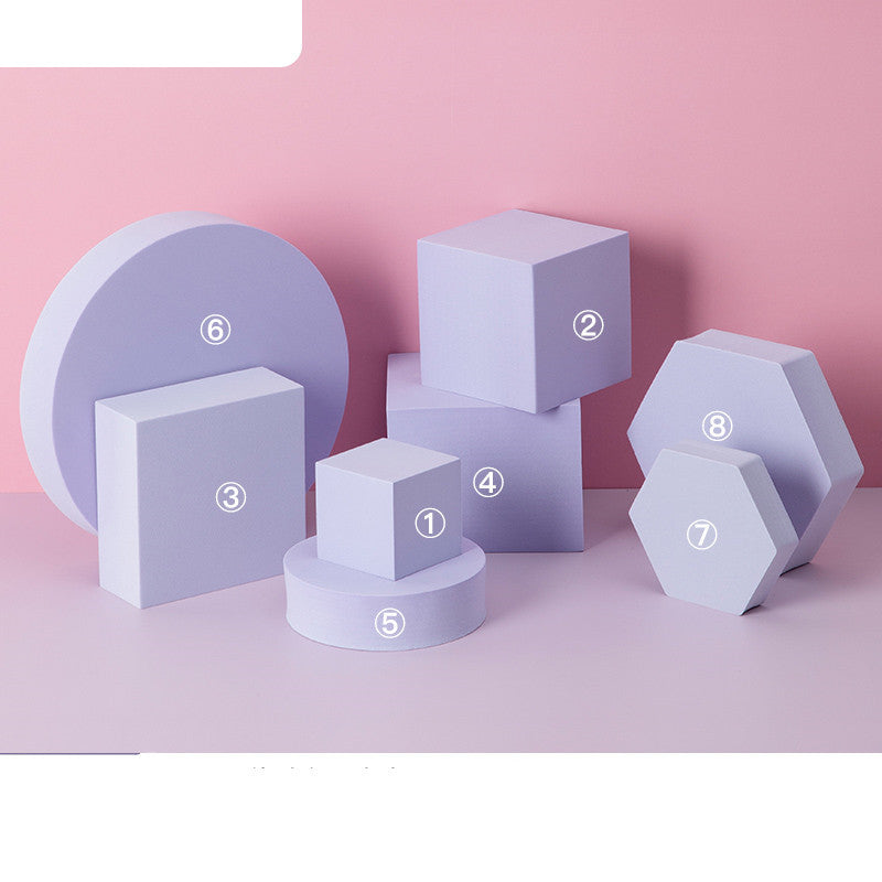 Geometric Cube Cosmetics Jewelry Shoot Decoration Veloria