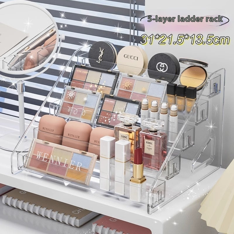 Plastic Transparent Cosmetics Storage Box Veloria