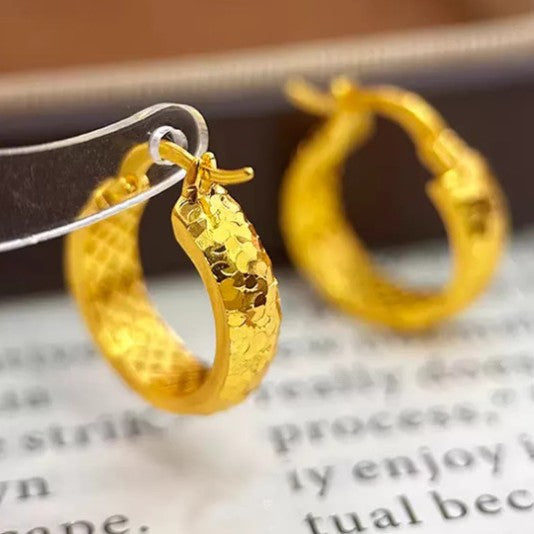 Crushed Ice Earrings For Women Ear Jewelry