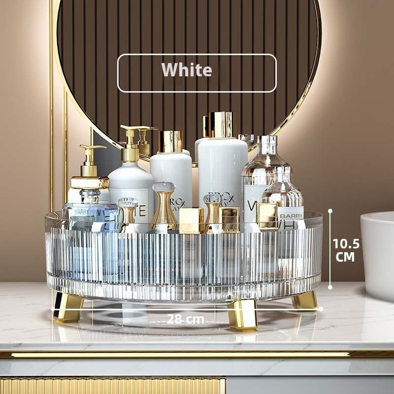 Plastic Cosmetics Rotating Storage Box Veloria