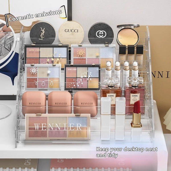 Plastic Transparent Cosmetics Storage Box Veloria