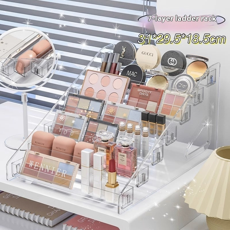 Plastic Transparent Cosmetics Storage Box Veloria