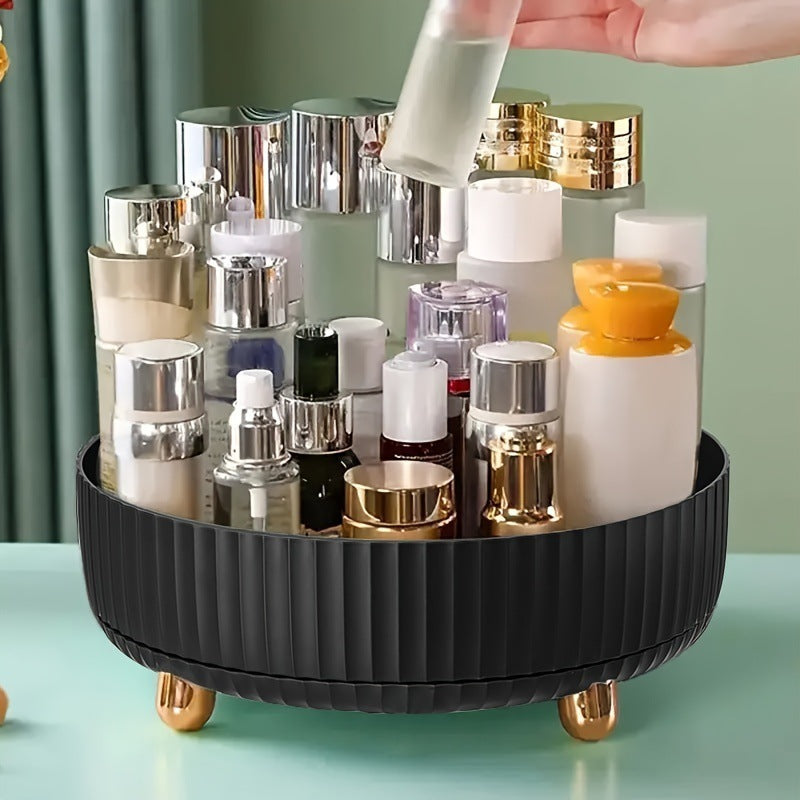 Plastic Cosmetics Rotating Storage Box Veloria