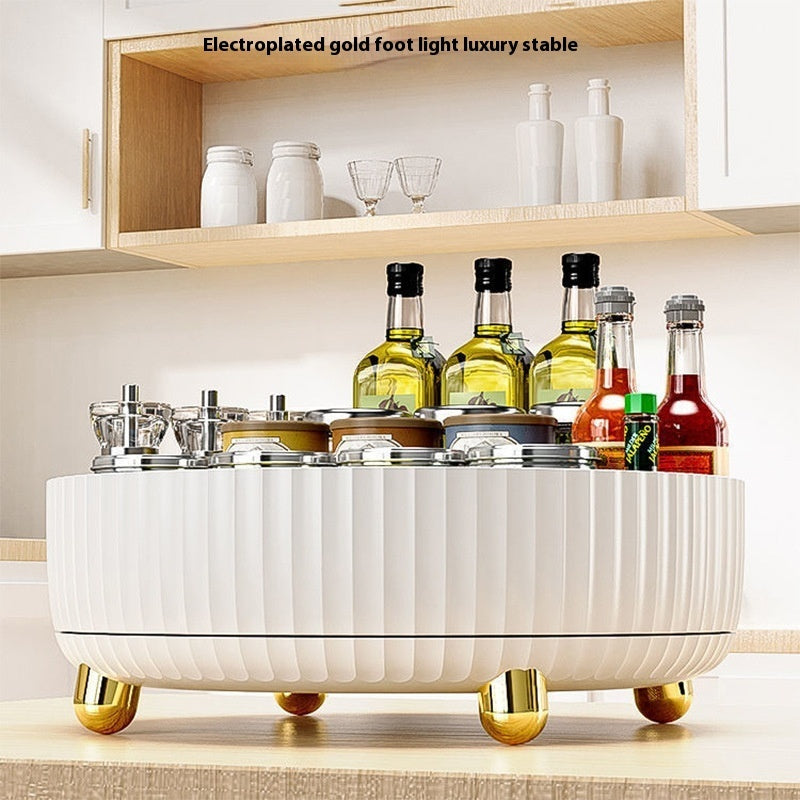 Plastic Cosmetics Rotating Storage Box Veloria