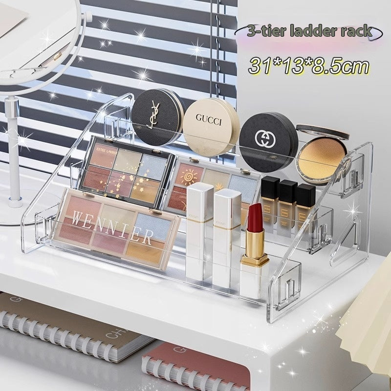 Plastic Transparent Cosmetics Storage Box Veloria