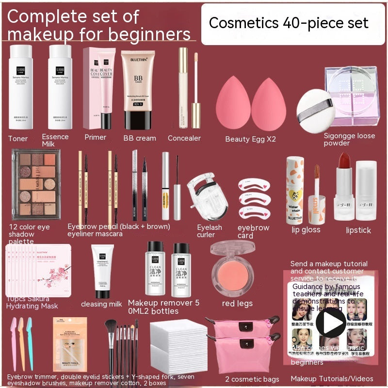 Cosmetics Suit Makeup Full Set Veloria