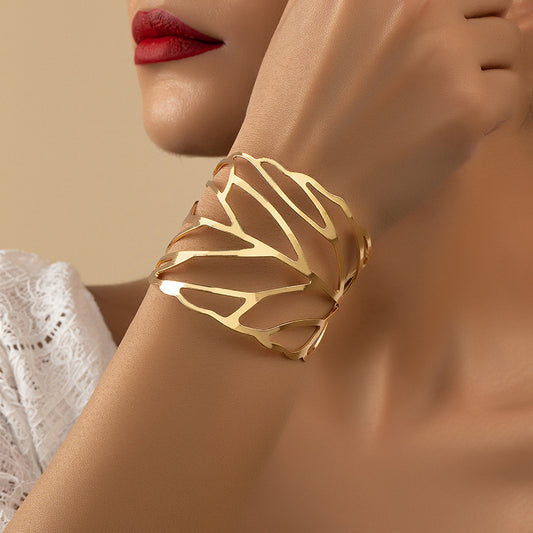 Design Leaf Bracelet For Women Vintage Jewelry