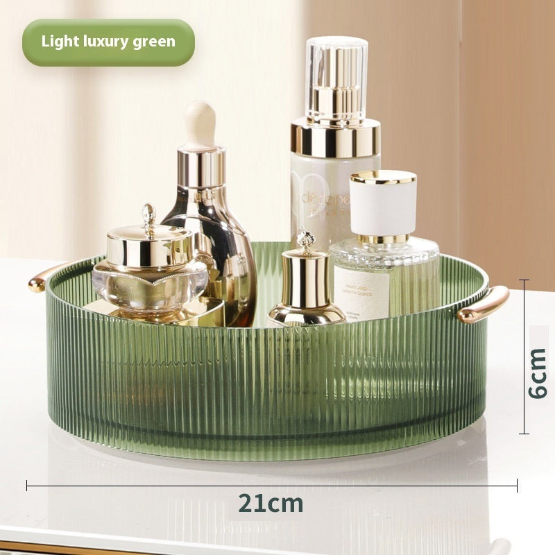 Plastic Cosmetics Rotating Storage Box Veloria