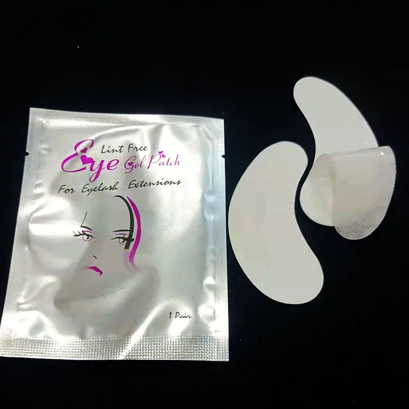 50 Pieces Of Hydrogel Eyelash Patch Grafting Eyelashes Isolating Pad Eyelash Patch Beauty  Moisturizing Eye Mask for Long-lastin Veloria