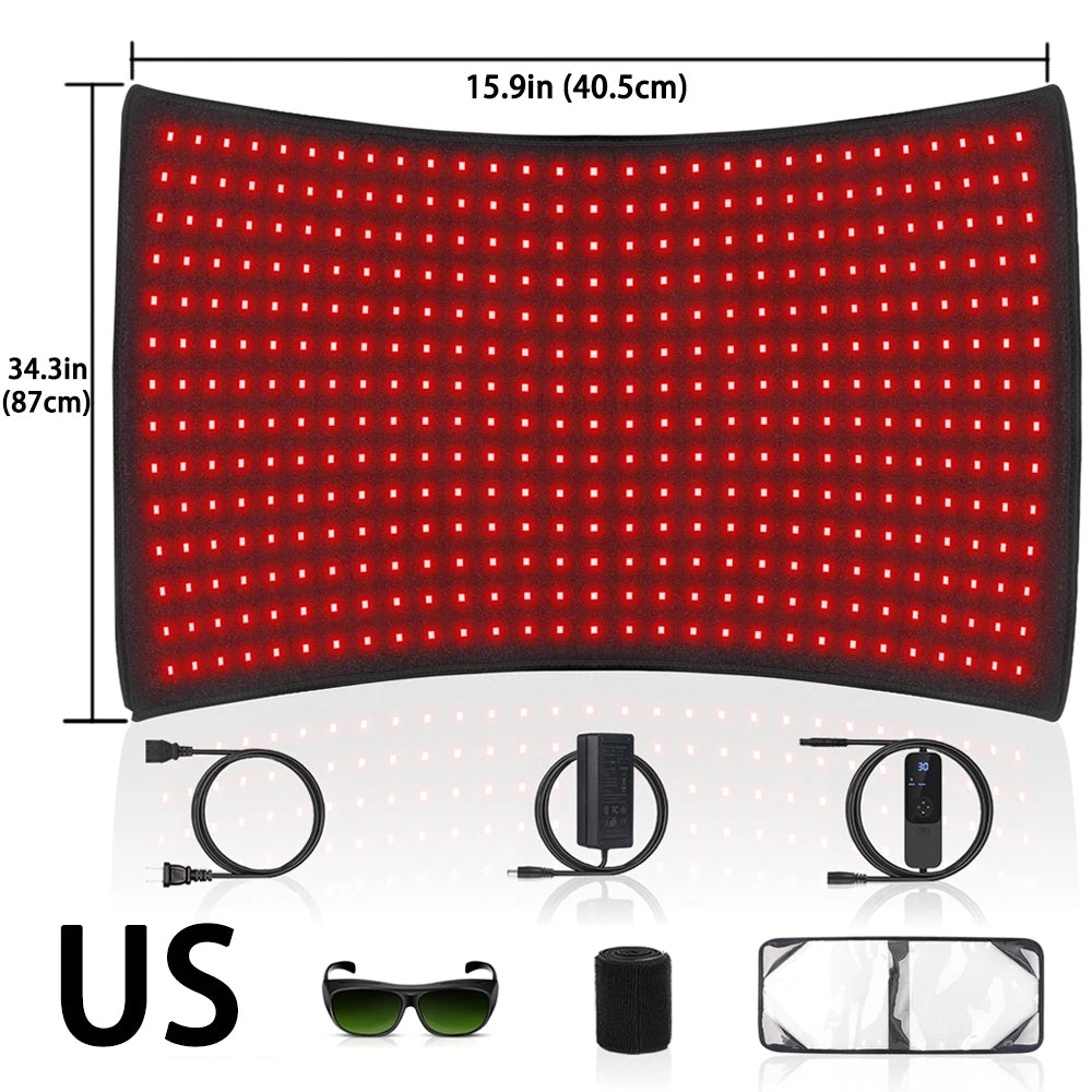 Upgraded Red Light Therapy Heating Pad Veloria
