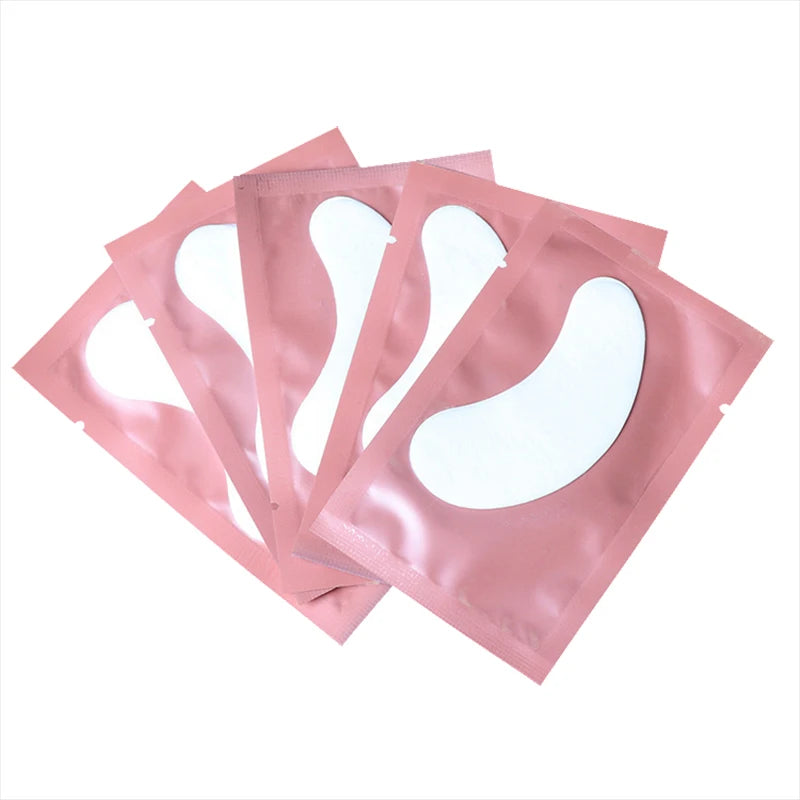 50 Pieces Of Hydrogel Eyelash Patch Grafting Eyelashes Isolating Pad Eyelash Patch Beauty  Moisturizing Eye Mask for Long-lastin Veloria