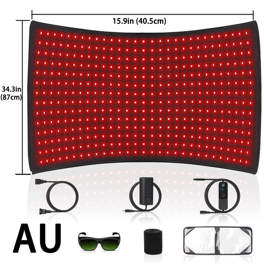 Upgraded Red Light Therapy Heating Pad Veloria
