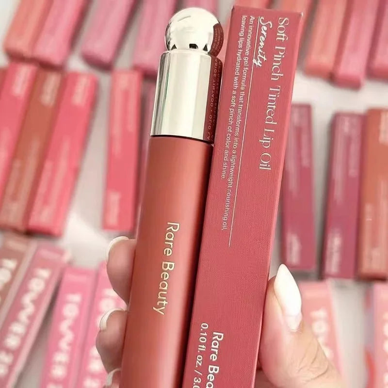 Rare Beauty Soft Pinch Tinted Lip Oil Stain Lip Gloss Delight Hope Happy Wonder Liquid Blush Makeup Cosmetics Face Eye Blusher Veloria