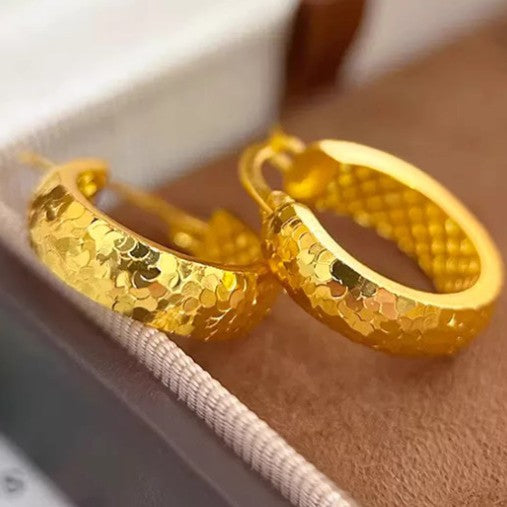 Crushed Ice Earrings For Women Ear Jewelry