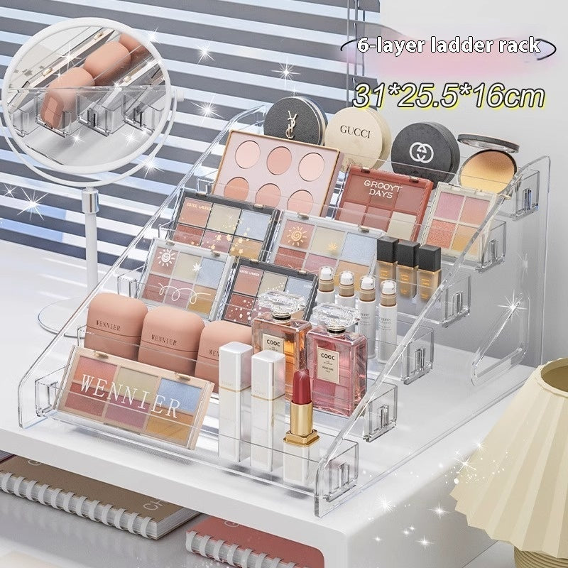 Plastic Transparent Cosmetics Storage Box Veloria
