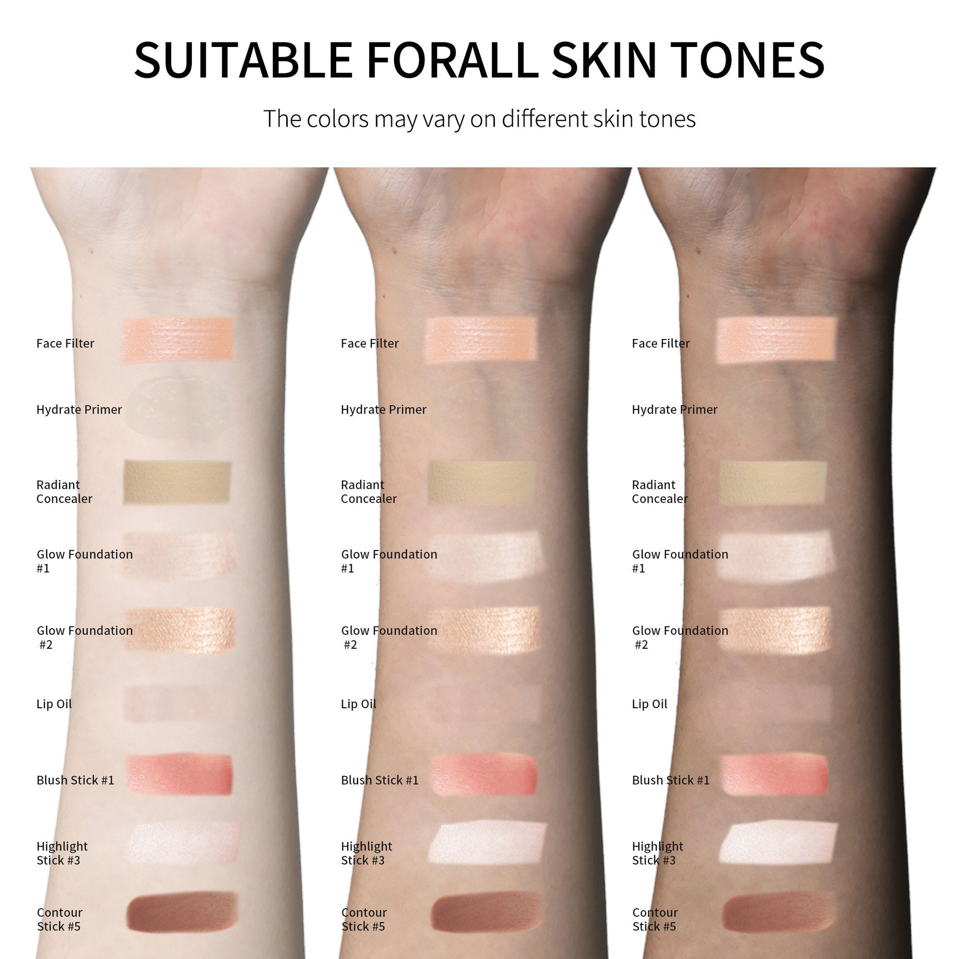 Beauty Cosmetics Facial Makeup Set Veloria