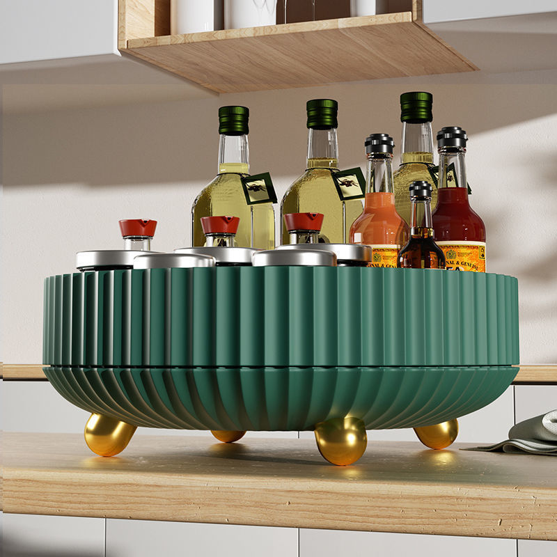 Plastic Cosmetics Rotating Storage Box Veloria