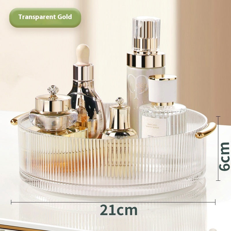 Plastic Cosmetics Rotating Storage Box Veloria