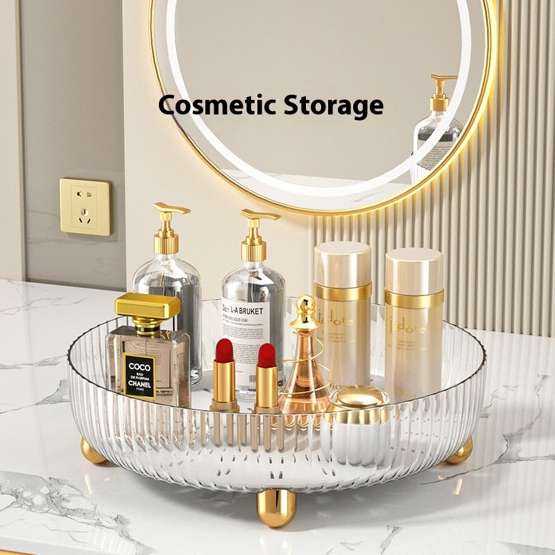 Plastic Cosmetics Rotating Storage Box Veloria