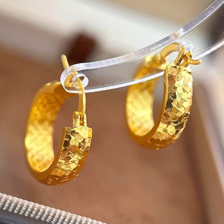 Crushed Ice Earrings For Women Ear Jewelry
