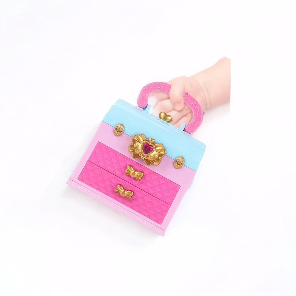 Children's Cosmetics Suit Girls' Cosmetics Pouch Toys Play House Portable Box Bags Veloria