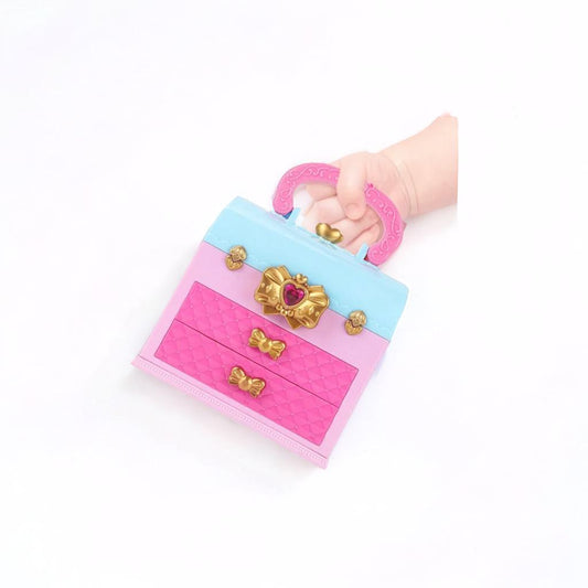 Children's Cosmetics Suit Girls' Cosmetics Pouch Toys Play House Portable Box Bags Veloria